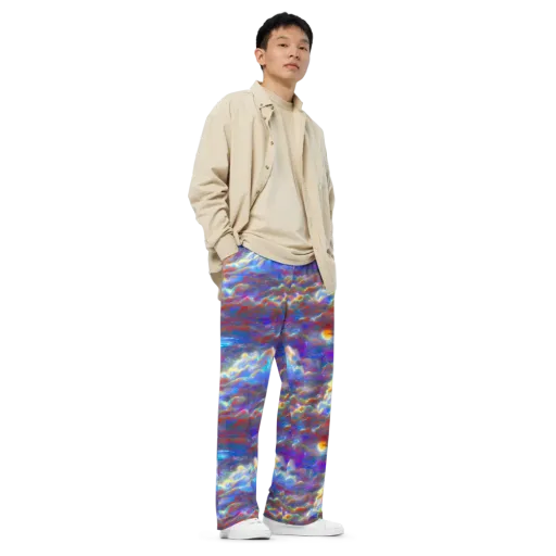 Orion Ripple on a Wide-Leg Pants