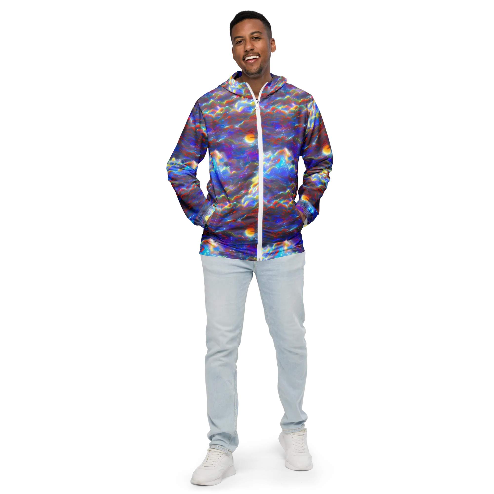 Orion Ripple on Men's Windbreaker — Front