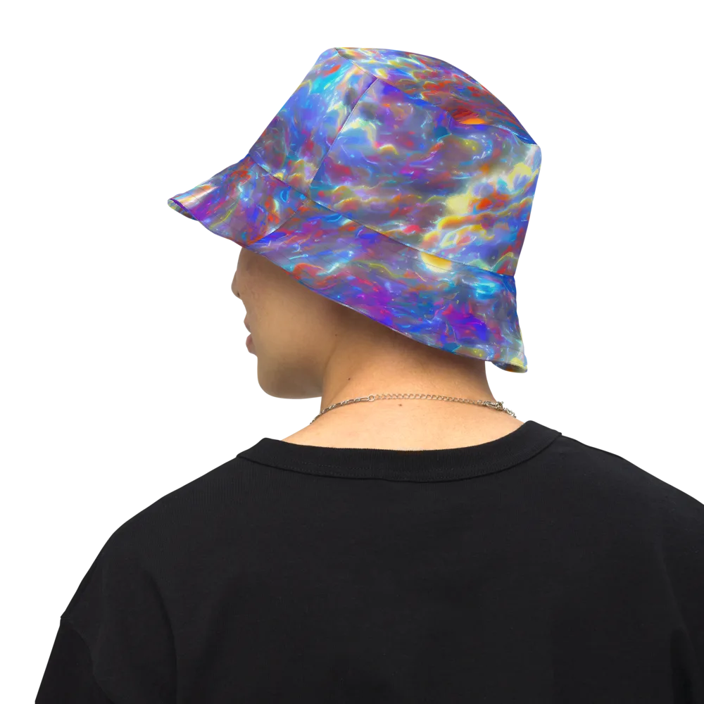 Orion Ripple on Reversible Bucket Hat — Back Inside