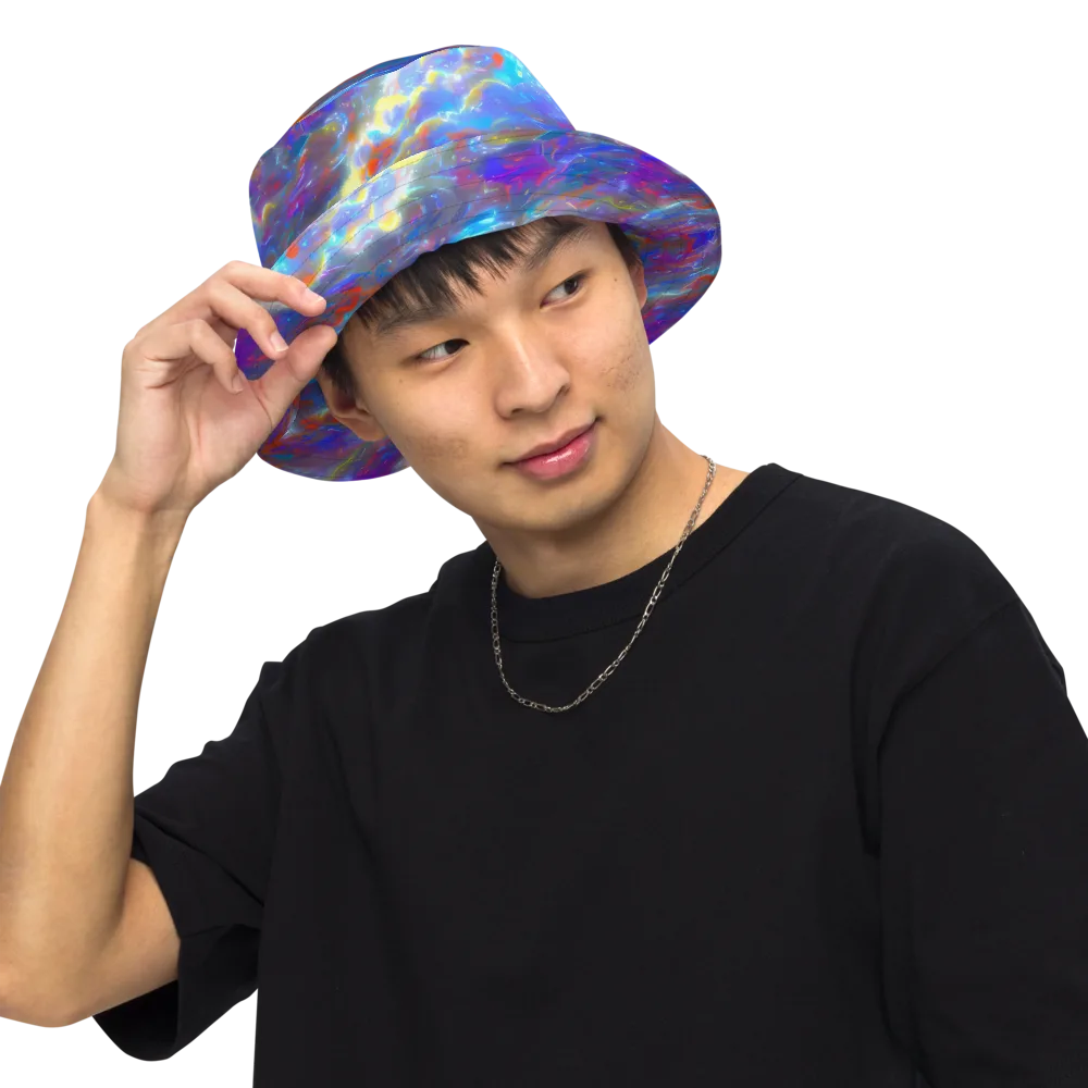 Orion Ripple on Reversible Bucket Hat — Front Inside