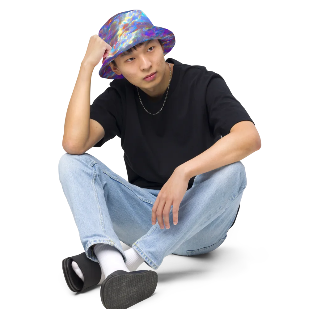Orion Ripple on Reversible Bucket Hat — Front 2 Inside