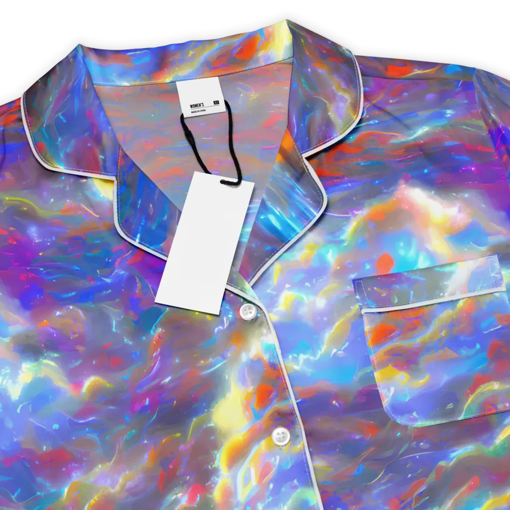 Orion Ripple on Women's Short Sleeve Pajama Top — Product details