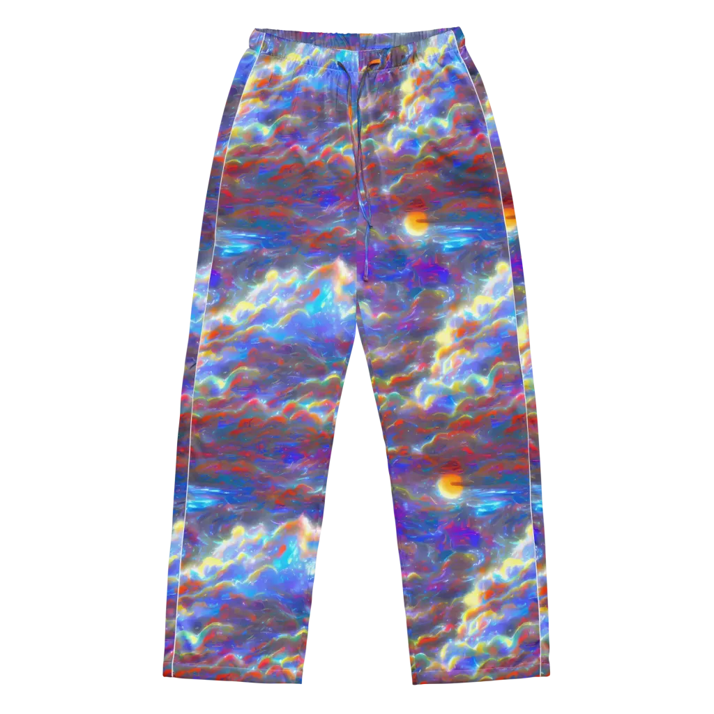 Orion Ripple on Women's Pajama Pants — Front