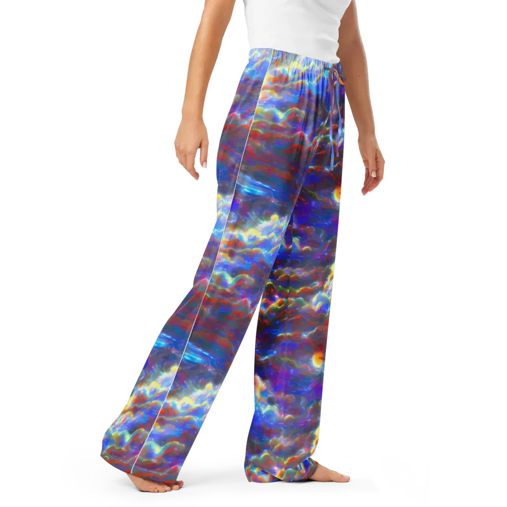 Orion Ripple on Women's Pajama Pants — Right Front