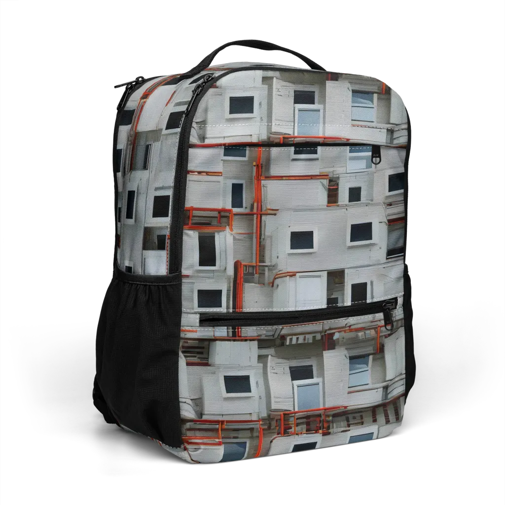 Industrial Reverie on Utility Backpack — Right Front