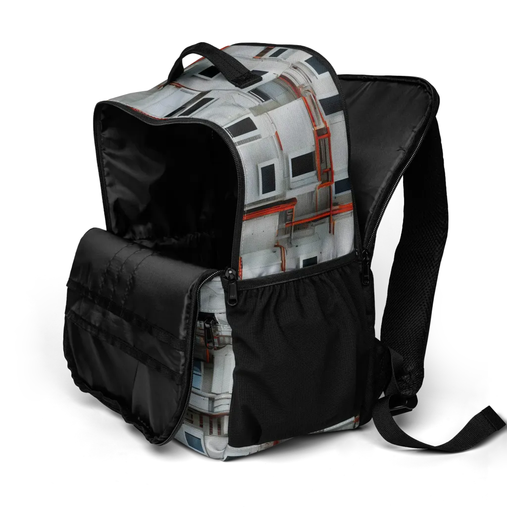 Industrial Reverie on Utility Backpack — Product details 2