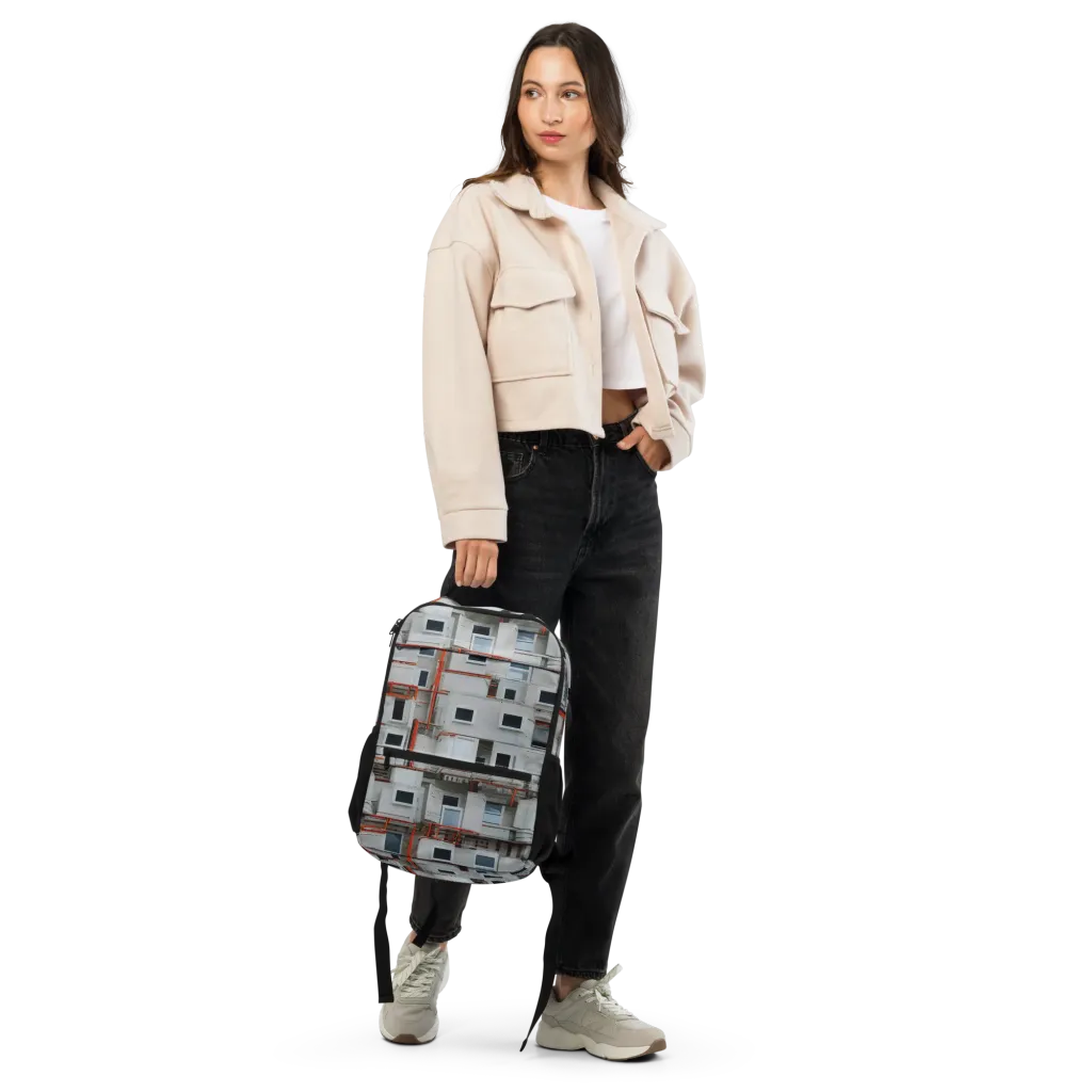 Industrial Reverie on Utility Backpack — Front