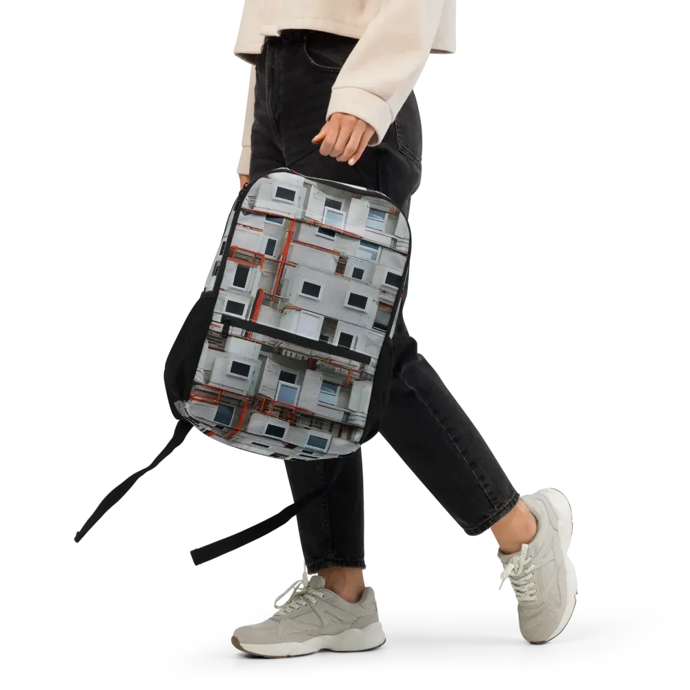 Industrial Reverie on Utility Backpack — Front