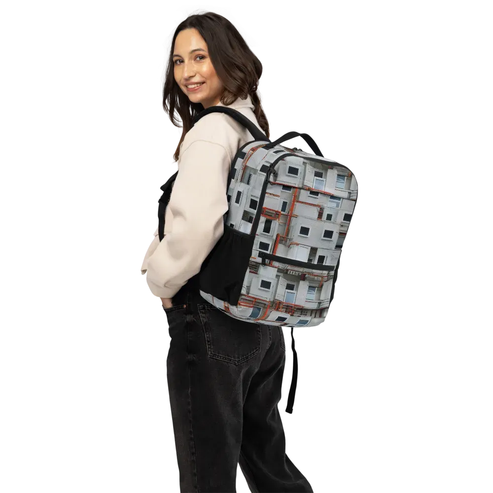 Industrial Reverie on Utility Backpack — Back