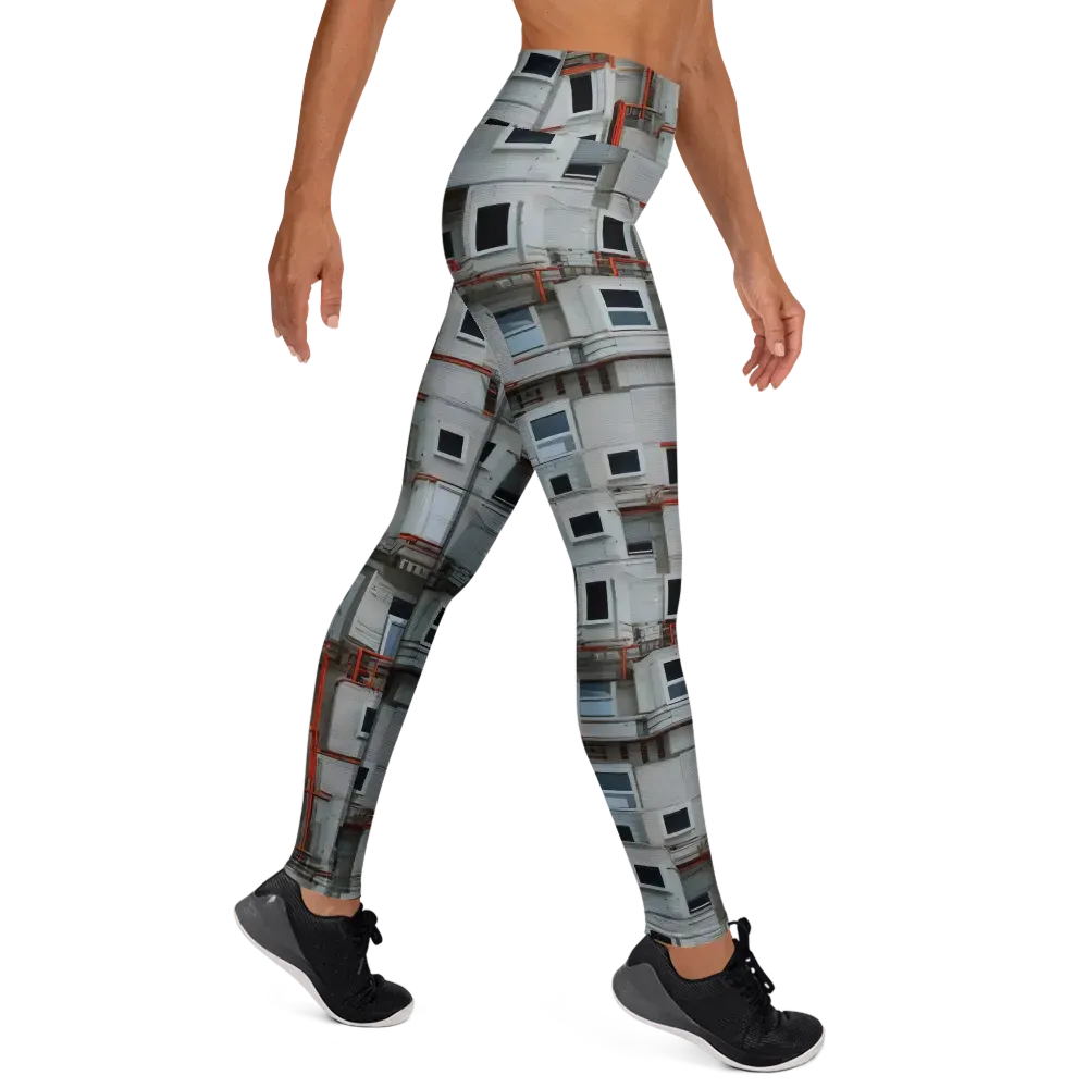 Industrial Reverie on Yoga Leggings — Right