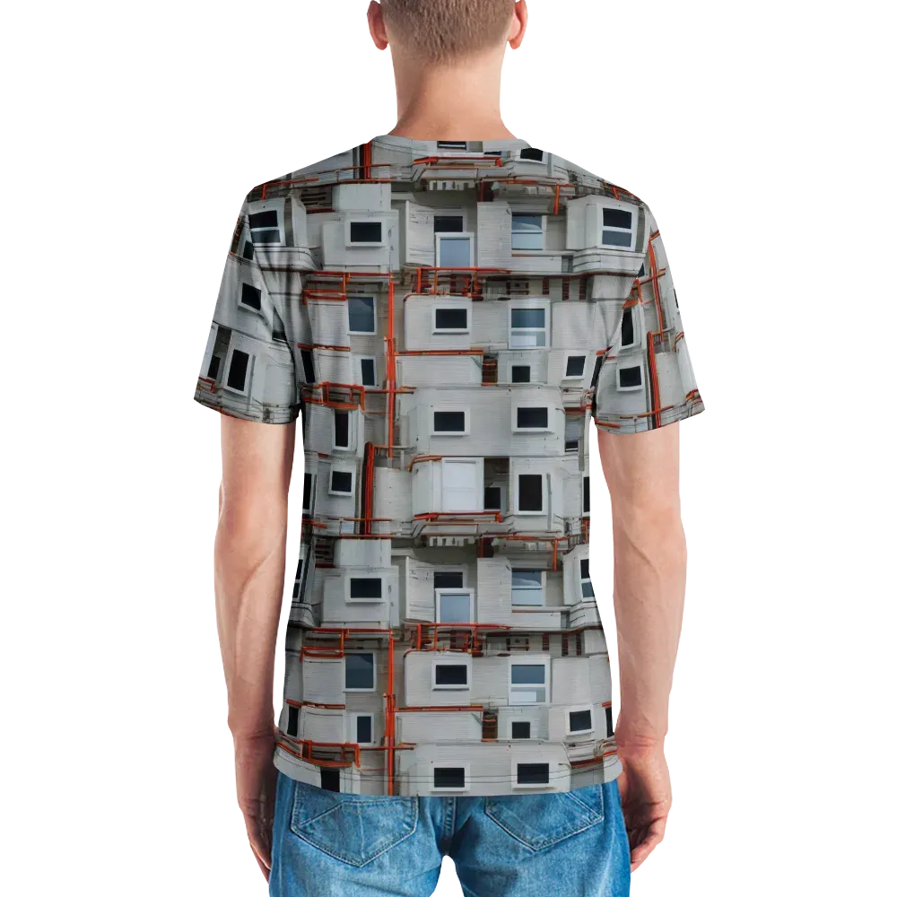 Industrial Reverie on Men's Crew Neck T-Shirt — Back