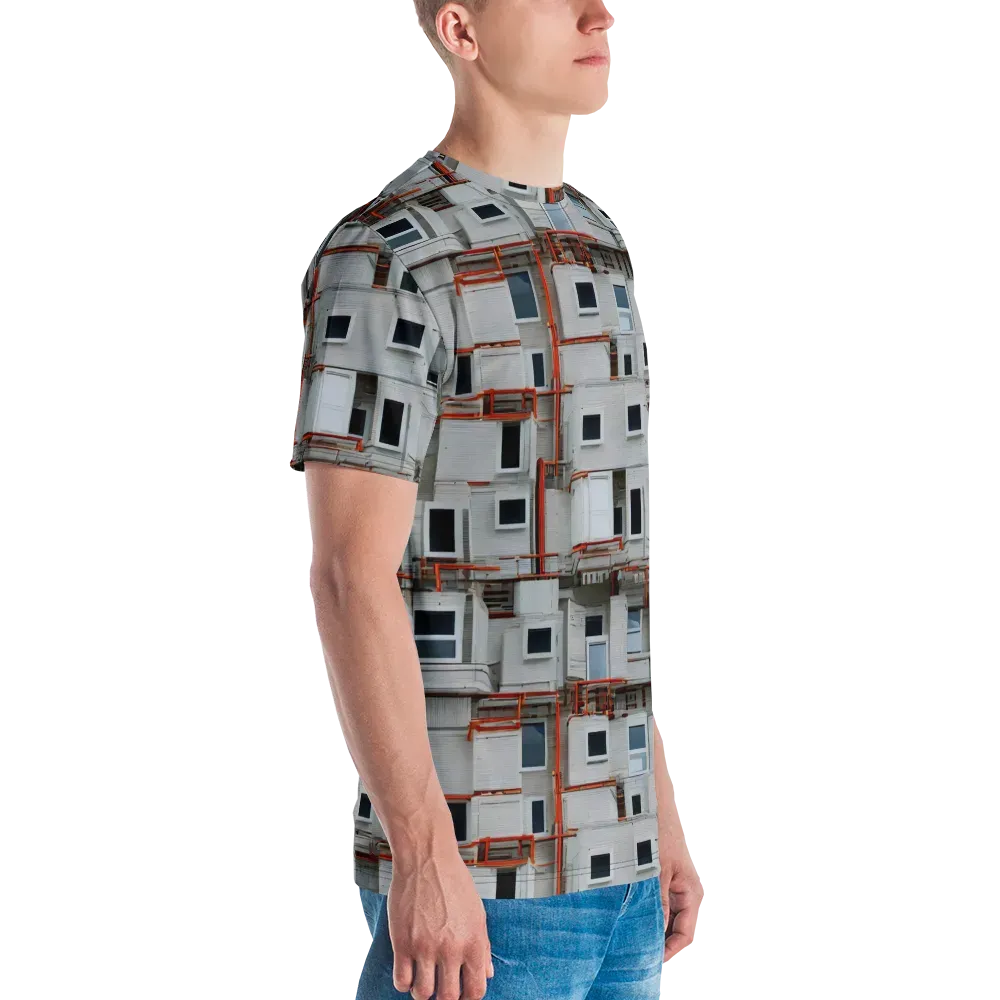 Industrial Reverie on Men's Crew Neck T-Shirt — Right