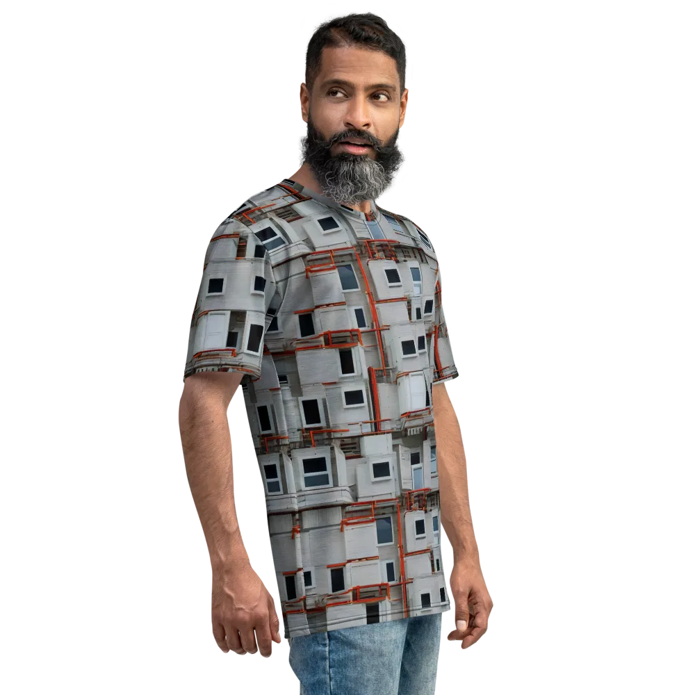 Industrial Reverie on Men's Crew Neck T-Shirt — Right