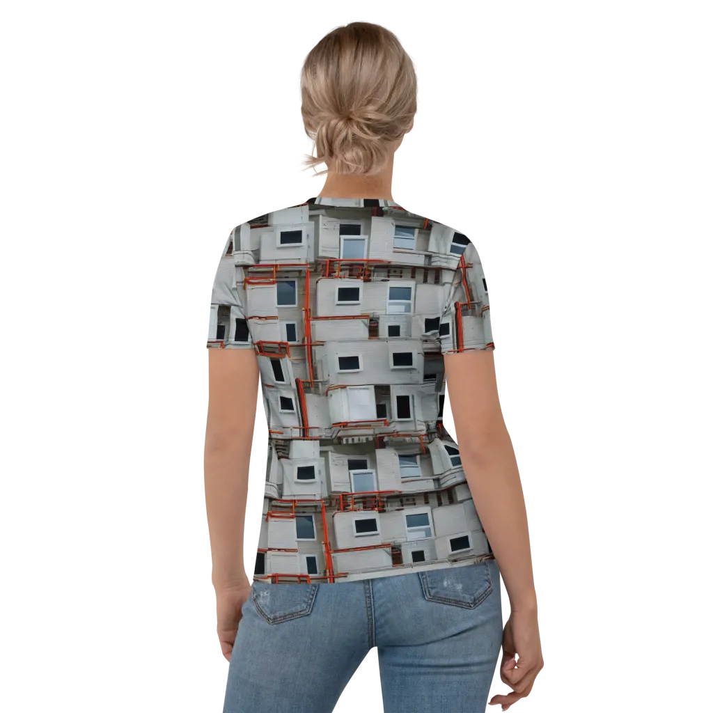 Industrial Reverie on Women's Crew Neck T-Shirt — Back