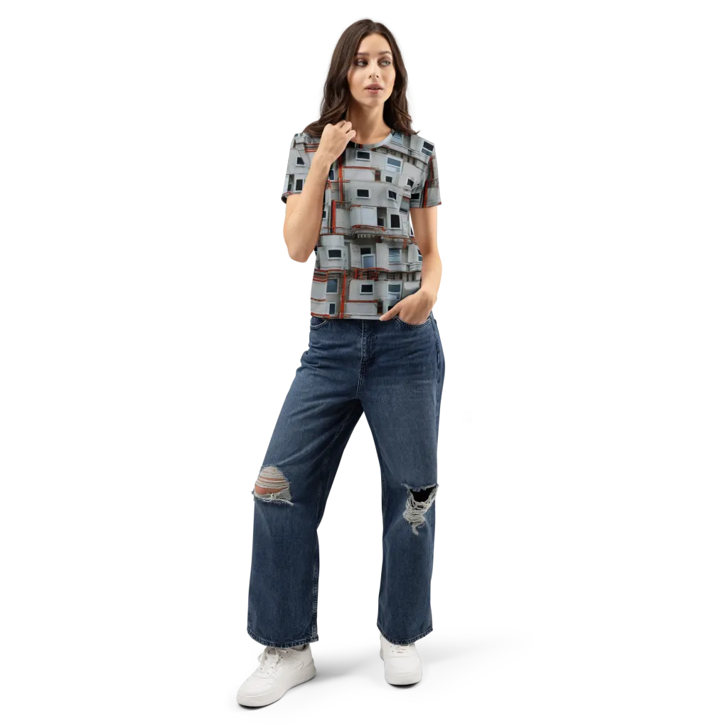 Industrial Reverie on Women's Crew Neck T-Shirt — Front