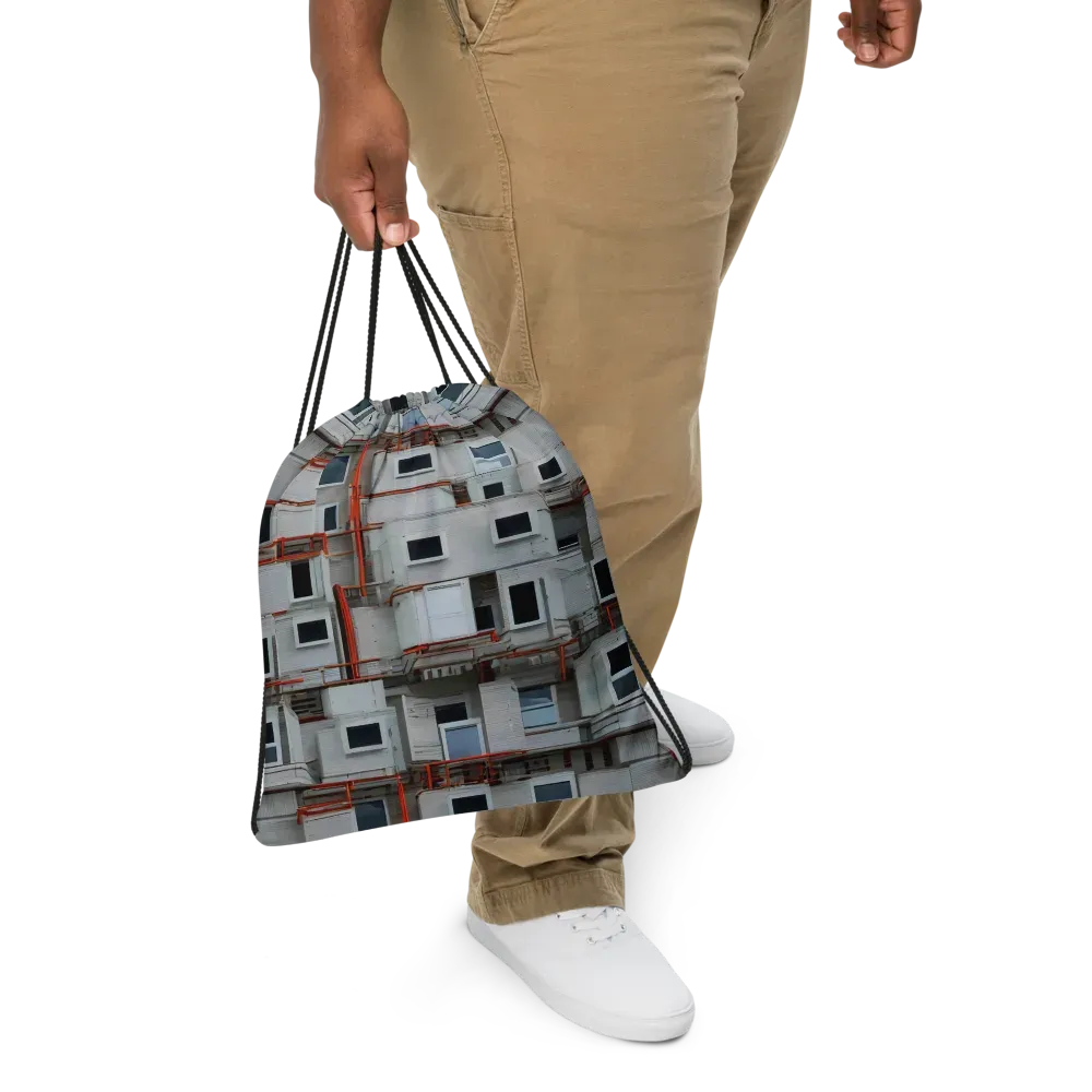 Industrial Reverie on Drawstring Bag — Front