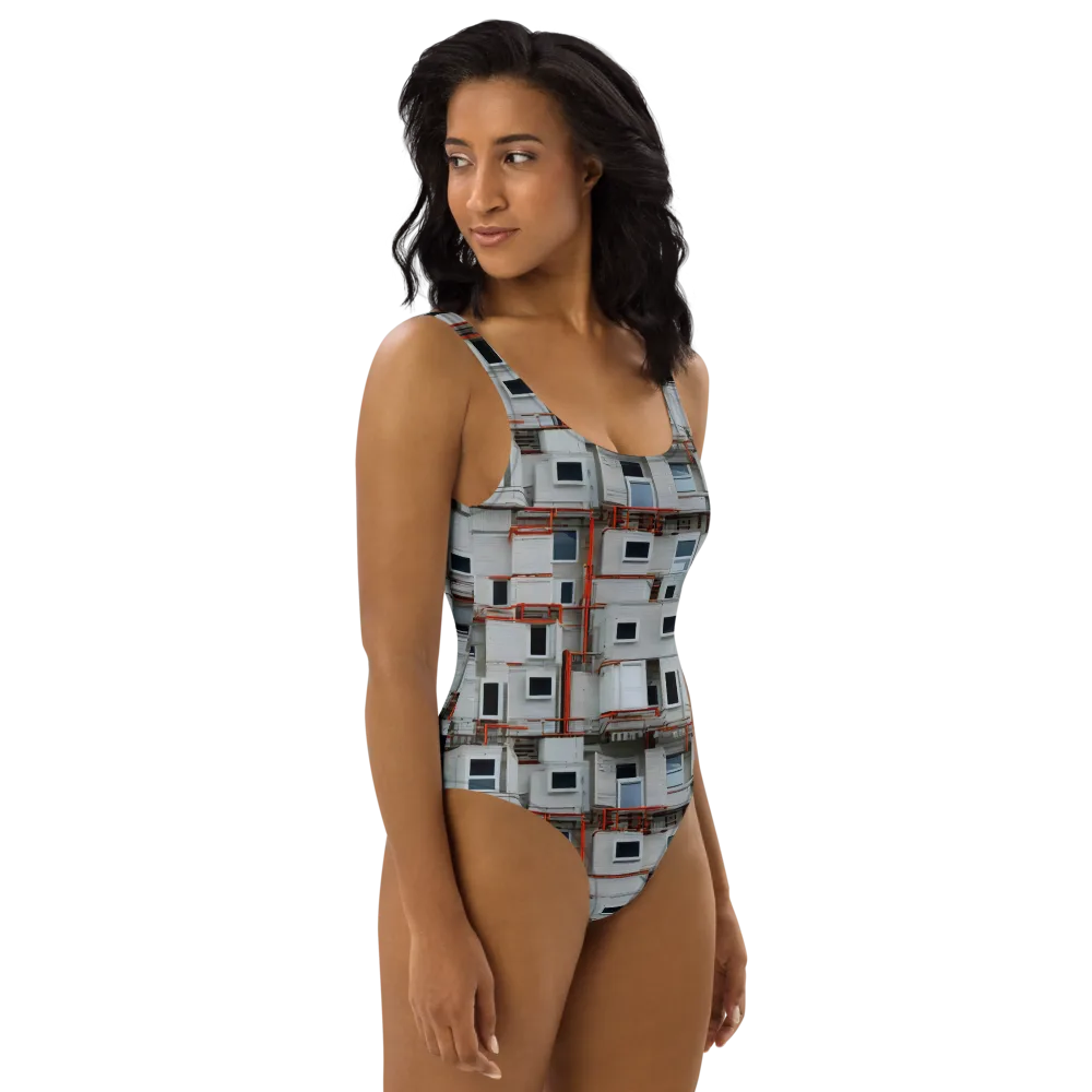 Industrial Reverie on One-Piece Swimsuit — Right