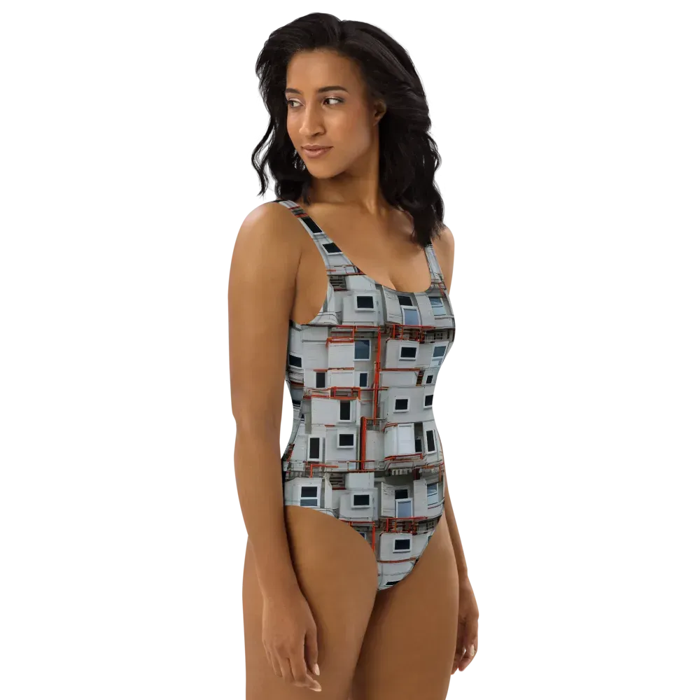 Industrial Reverie on One-Piece Swimsuit — Right