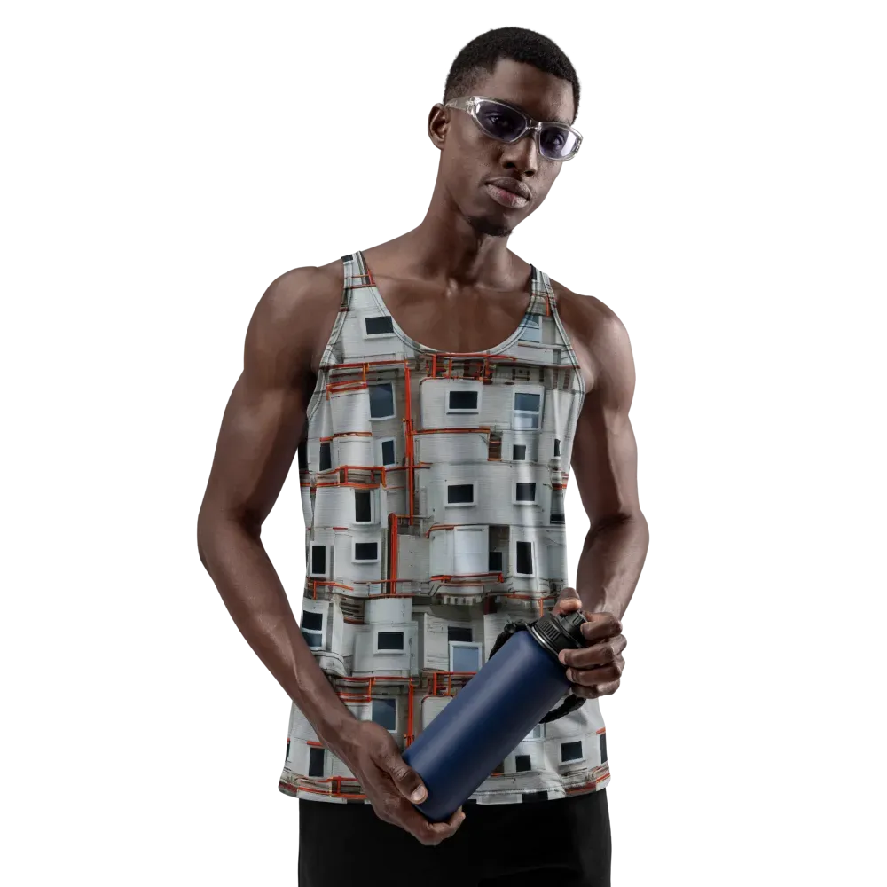 Industrial Reverie on Men's Tank Top — Front