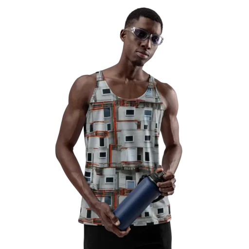 Industrial Reverie on a Men's Tank Top