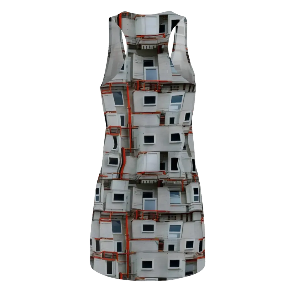 Industrial Reverie on Racerback Dress — Back