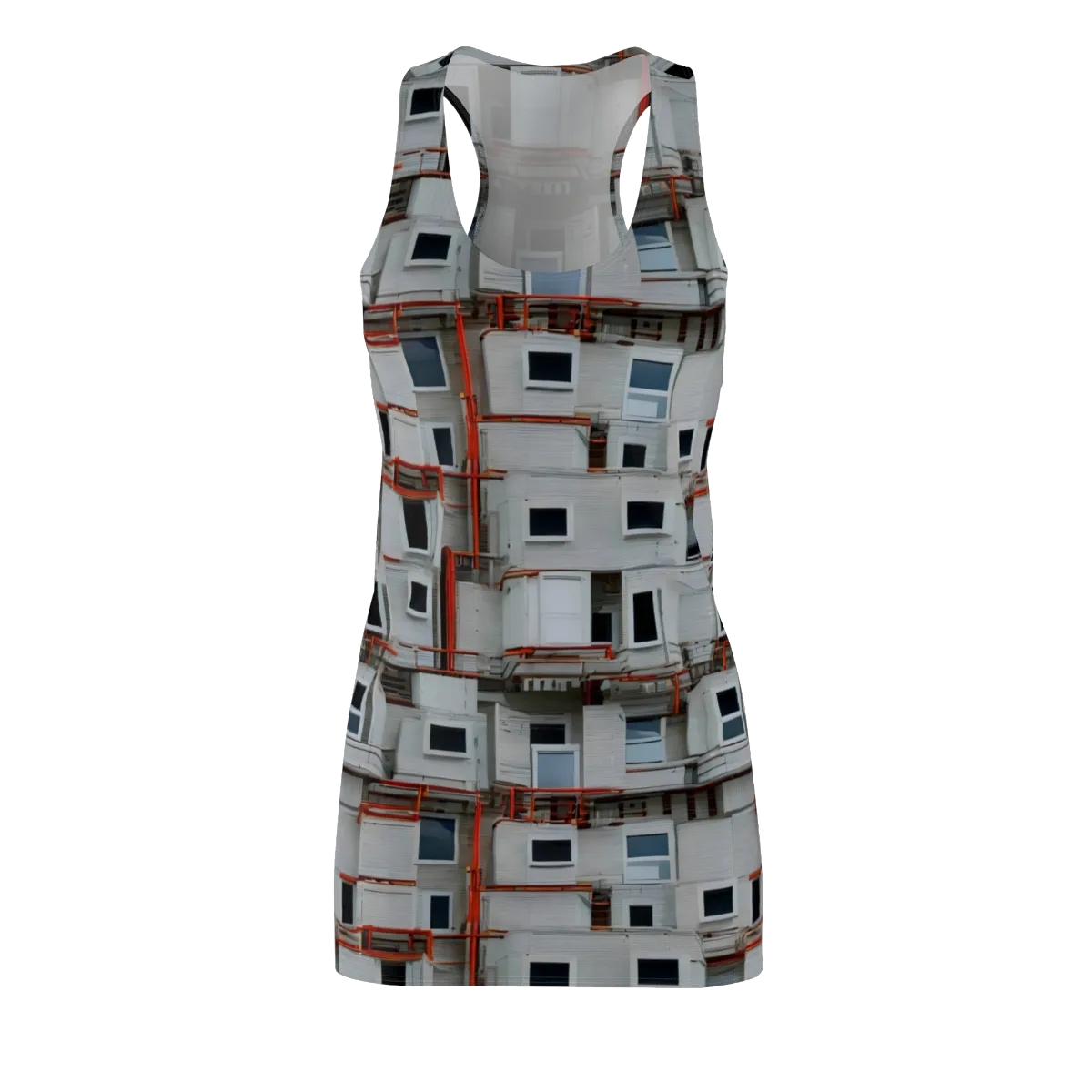 Industrial Reverie on Racerback Dress — Front