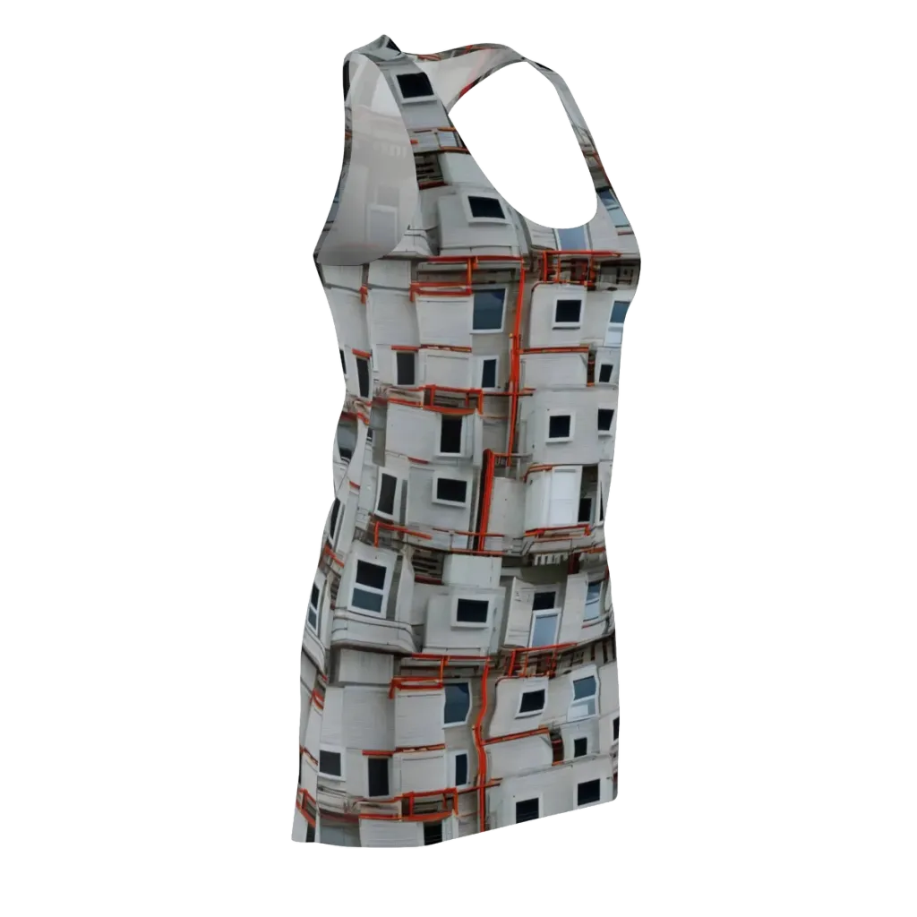 Industrial Reverie on Racerback Dress — Front Side