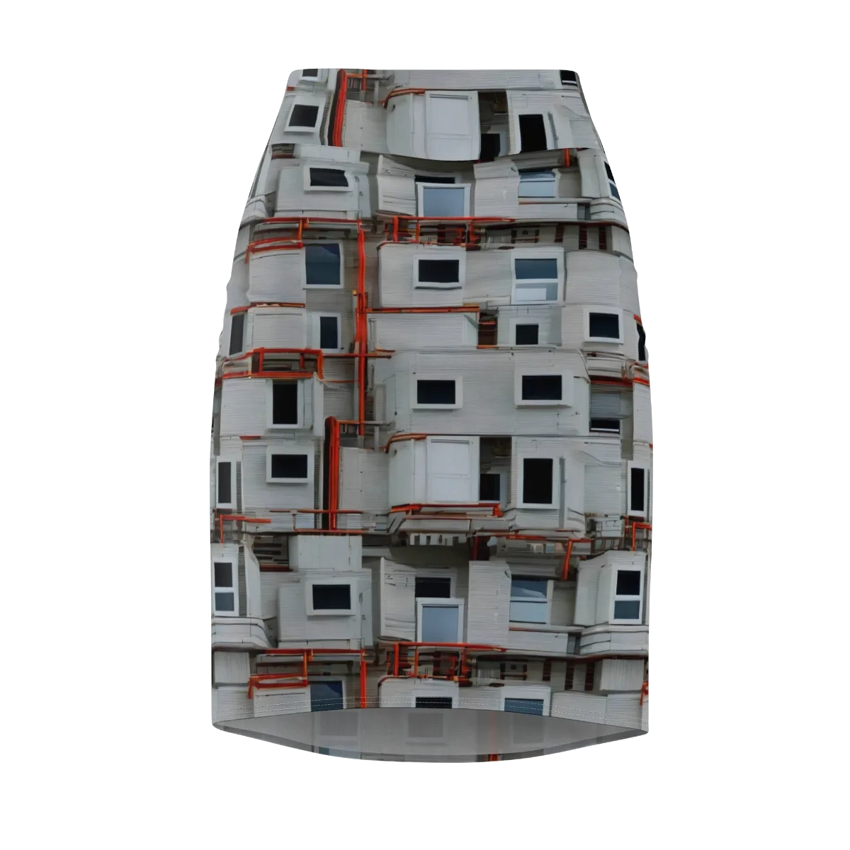 Industrial Reverie on Pencil Skirt — Front