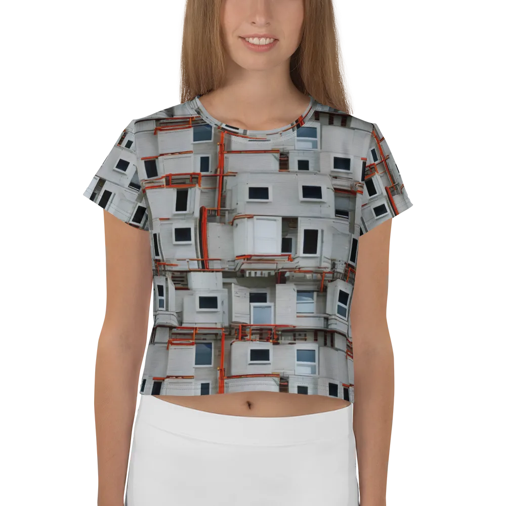 Industrial Reverie on Crop Tee — Front