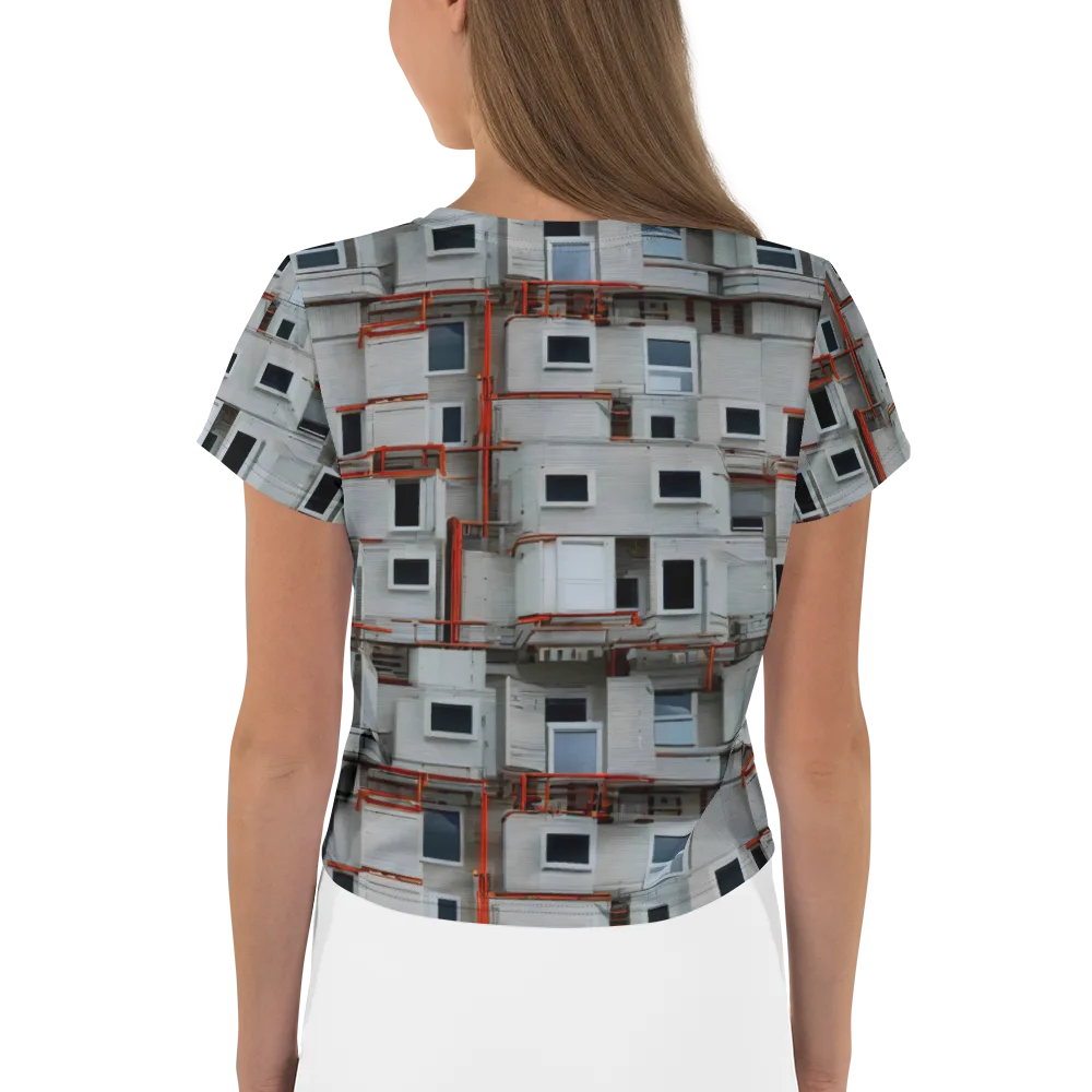 Industrial Reverie on Crop Tee — Back