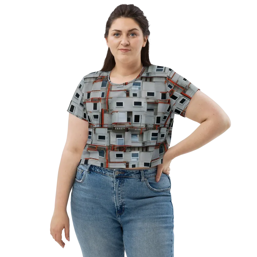 Industrial Reverie on Crop Tee — Front