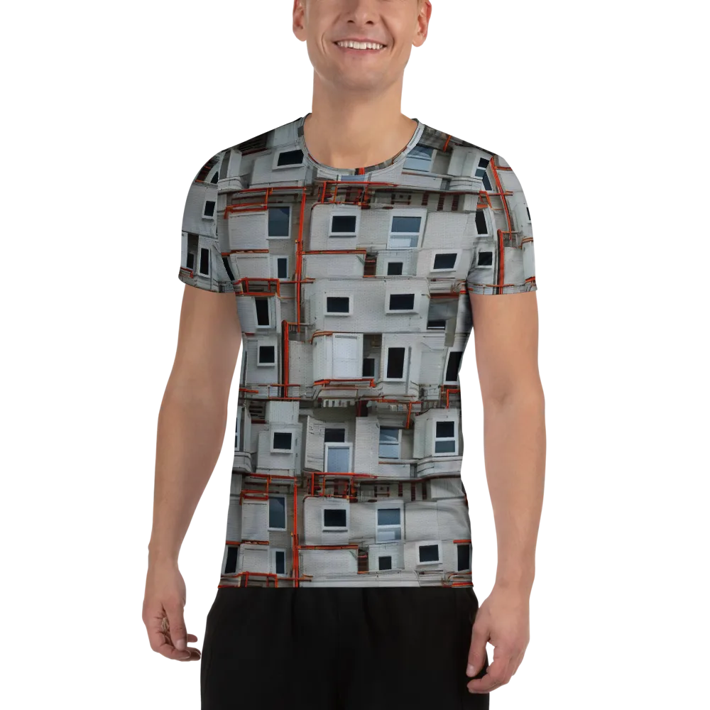 Industrial Reverie on Men's Athletic T-Shirt — Front