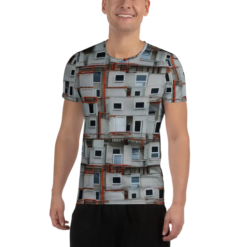 Industrial Reverie on Men's Athletic T-Shirt — Front