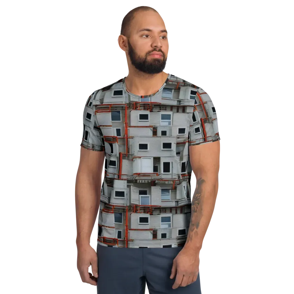 Industrial Reverie on Men's Athletic T-Shirt — Front