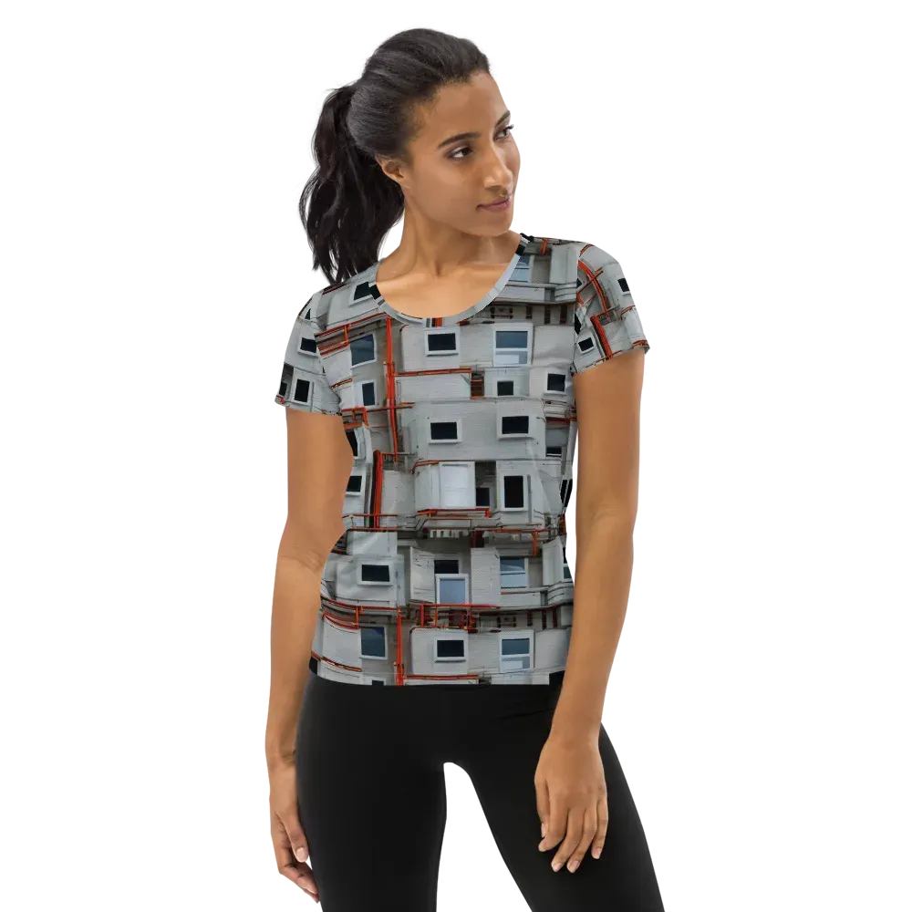 Industrial Reverie on Women's Athletic T-Shirt — Front