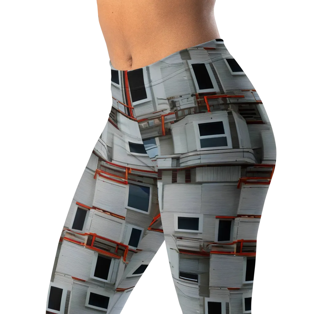 Industrial Reverie on Leggings — Left Front