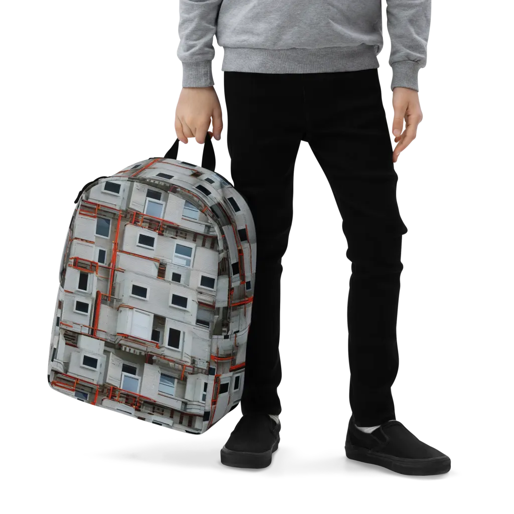 Industrial Reverie on Minimalist Backpack — Zoomed-in