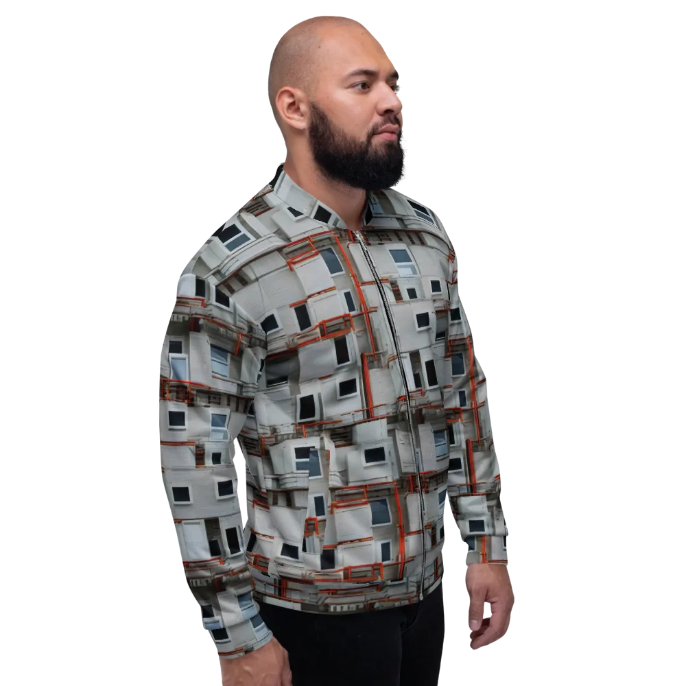 Industrial Reverie on Bomber Jacket — Right