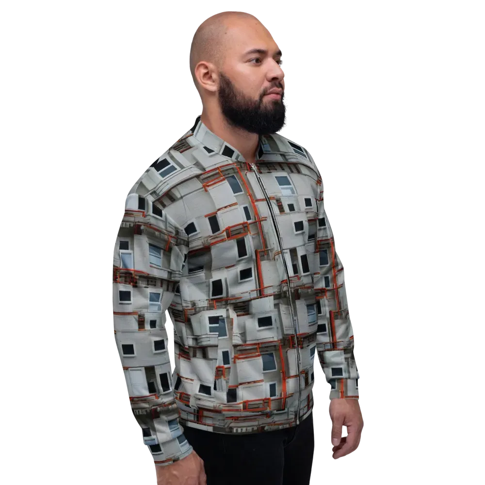 Industrial Reverie on Bomber Jacket — Right