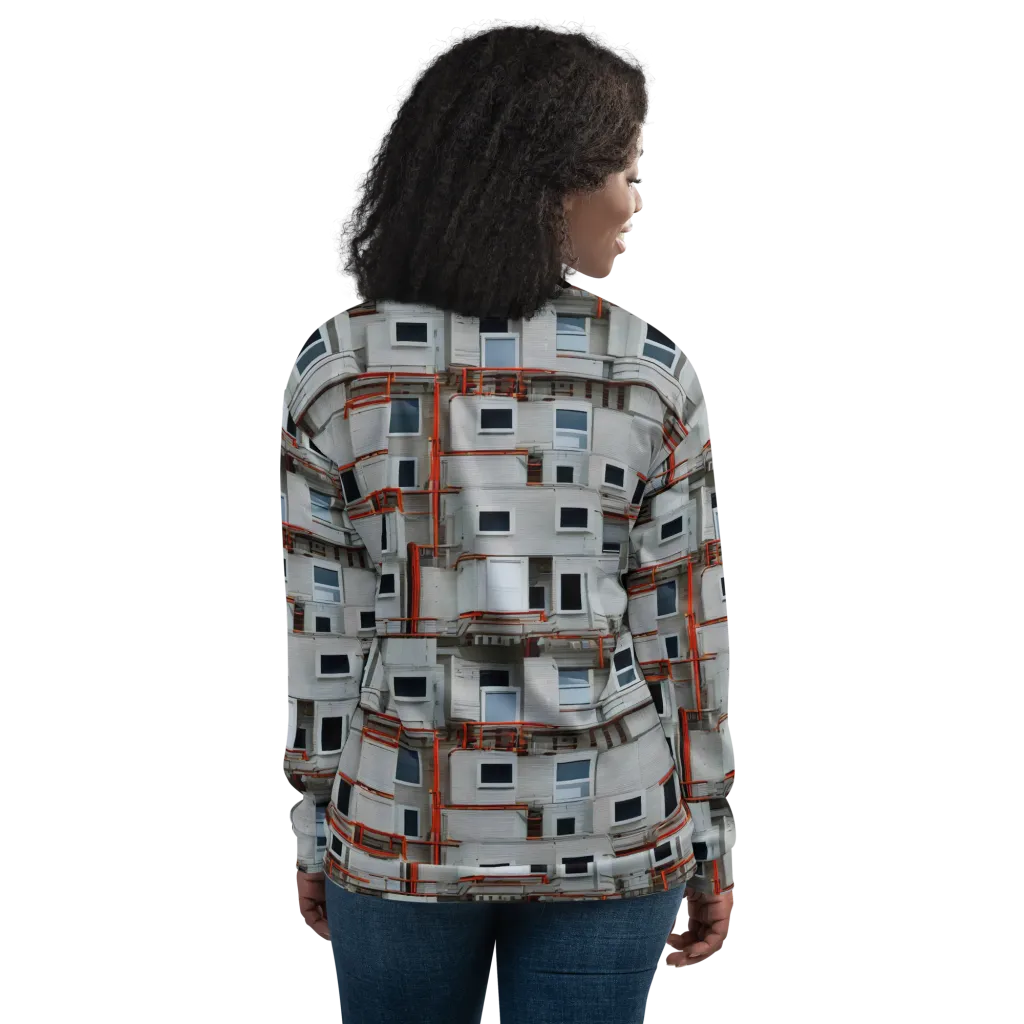 Industrial Reverie on Bomber Jacket — Back
