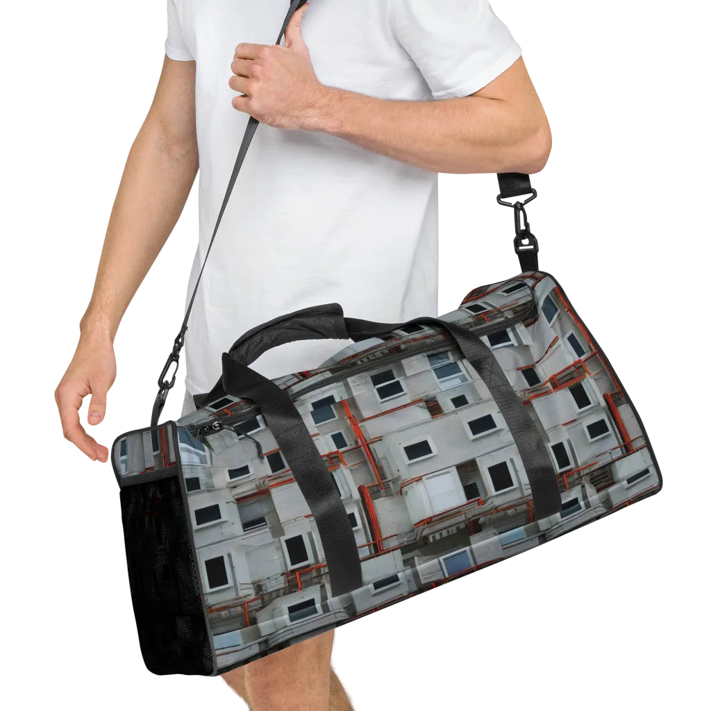 Industrial Reverie on Duffle Bag — Right Front