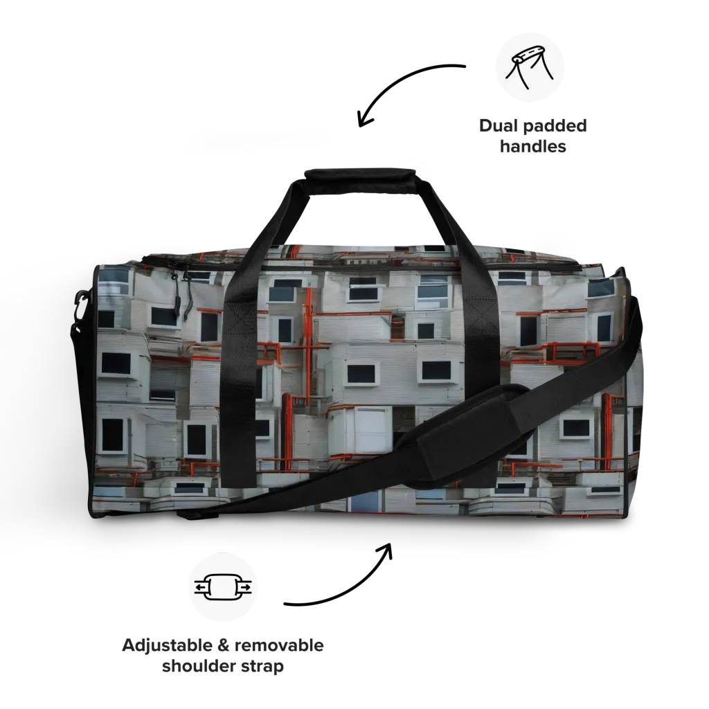 Industrial Reverie on Duffle Bag — Front