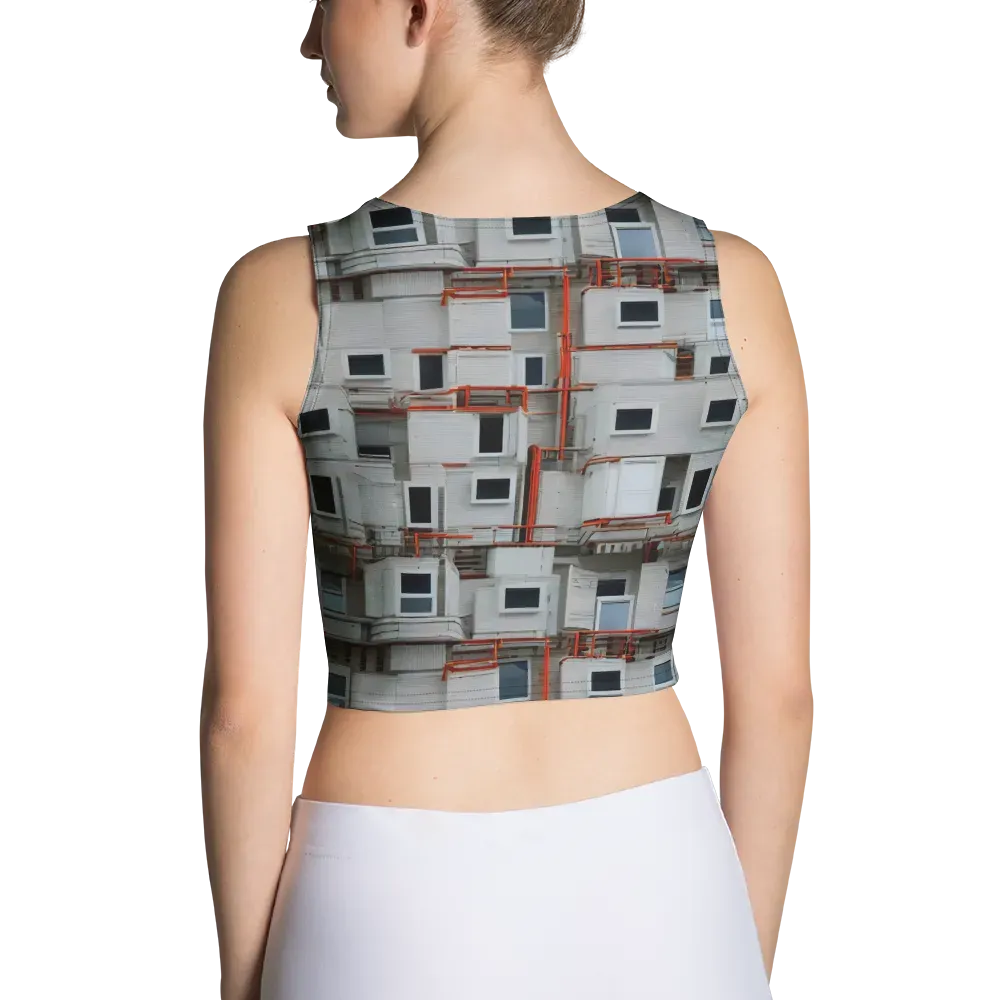 Industrial Reverie on Crop Top — Back