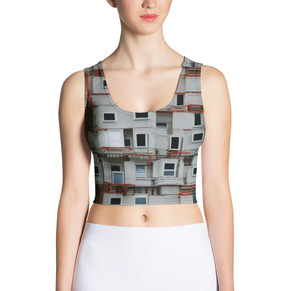 Industrial Reverie on Crop Top — Front