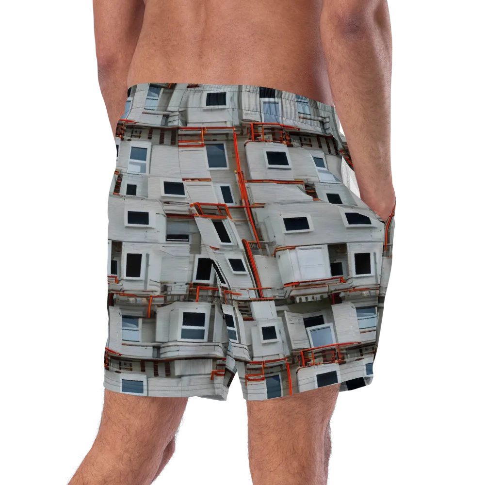 Industrial Reverie on Swim Trunks — Right Back