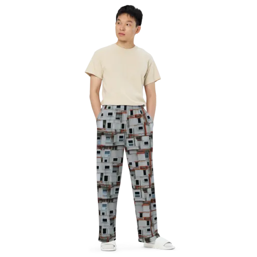 Industrial Reverie on a Wide-Leg Pants