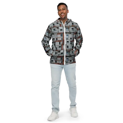 Industrial Reverie on a Men's Windbreaker