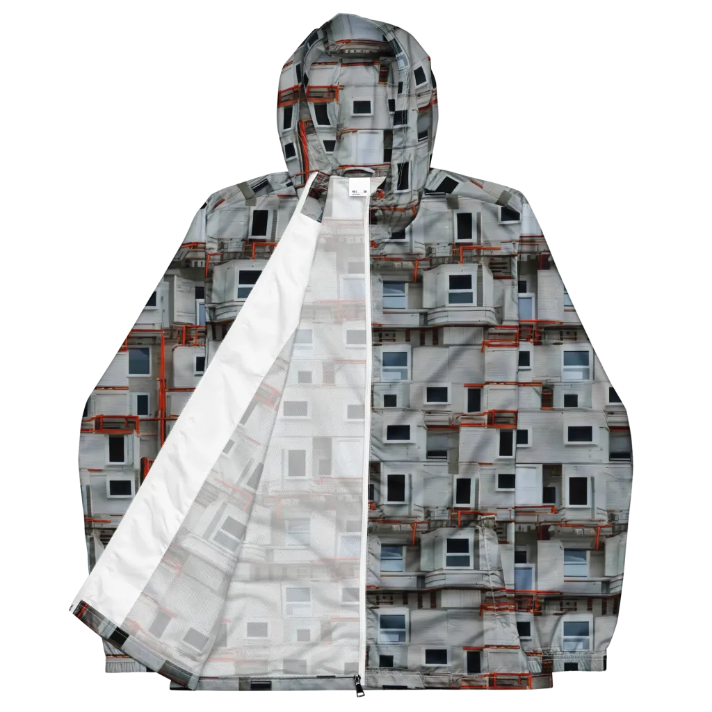 Industrial Reverie on Men's Windbreaker — Front