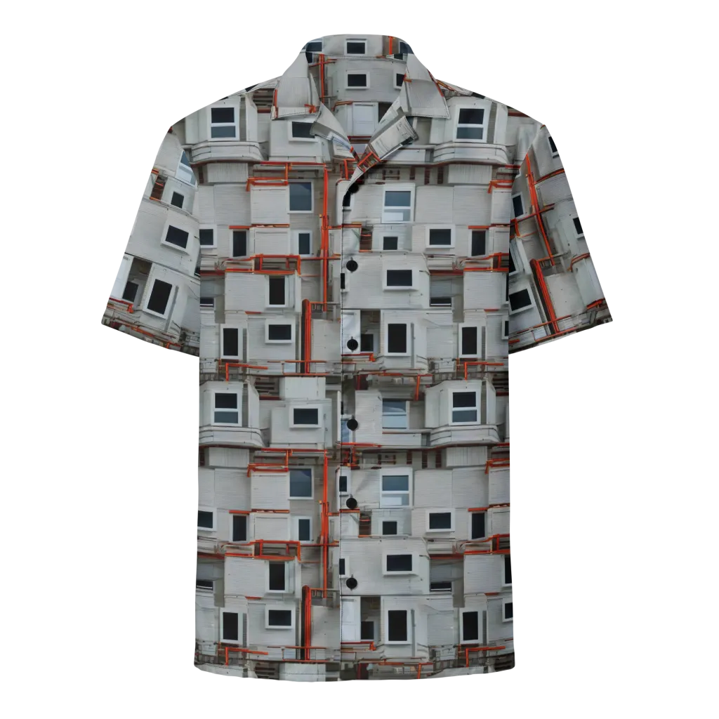 Industrial Reverie on Button Shirt — Front