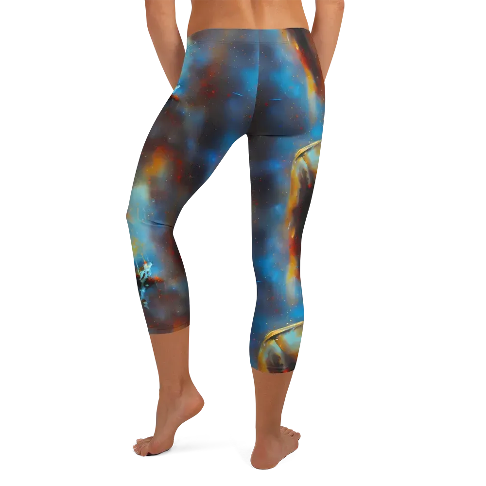 Chromatique Veil on Capri Leggings — Back